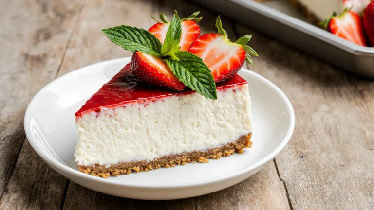 3 Ingredient No Bake Cheesecake