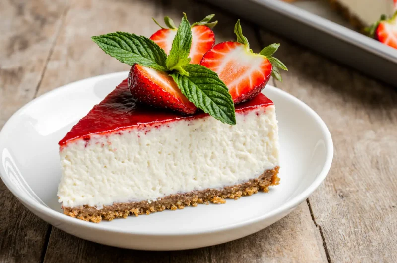 3 Ingredient No Bake Cheesecake