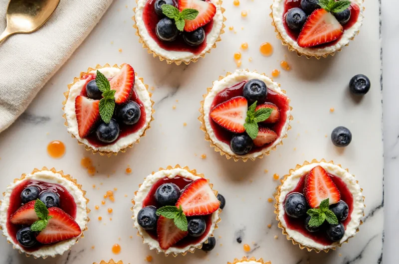 Easy Mini No Bake Cheesecakes